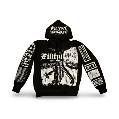 SCREEN Print OVER SIZE HOODIE